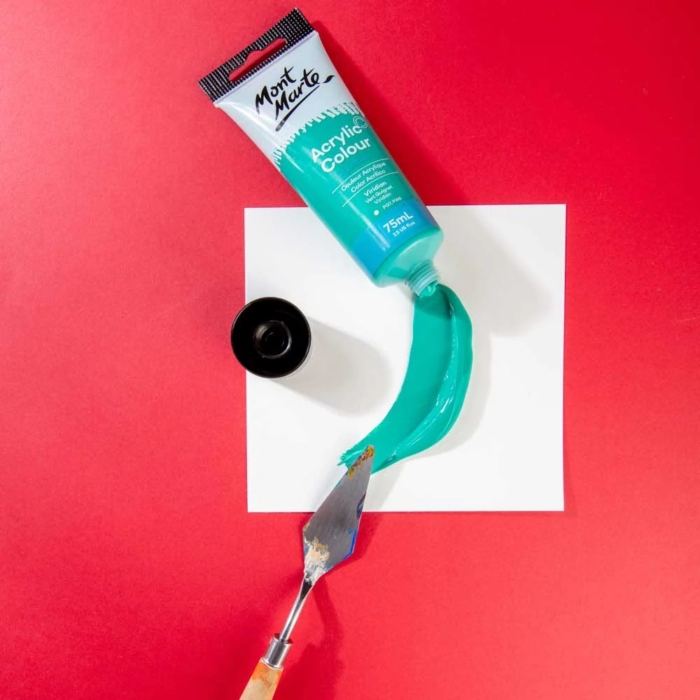 Acrylic Colour Paint Signature 75ml - Viridian - Image 2