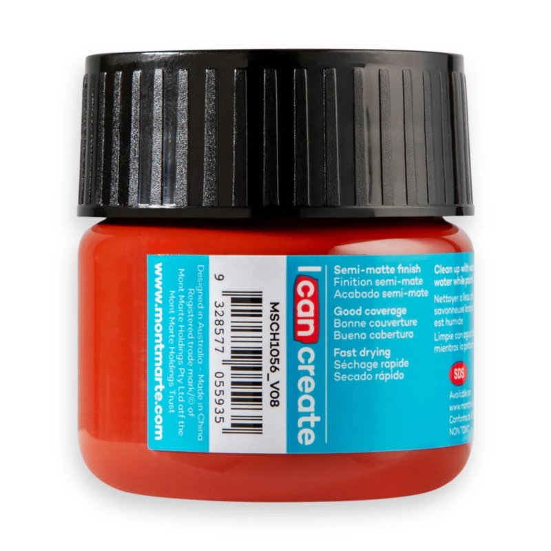 Acrylic Colour Paint Signature 100ml Red Ochre 1