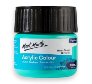 Acrylic Colour Paint Signature 100ml aqua Green 1