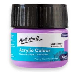 Acrylic Colour Paint Signature 100ml light Purple 1