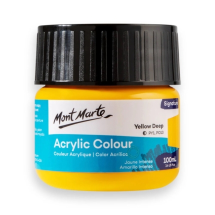 Acrylic Paint Signature 100ml - Yellow Deep