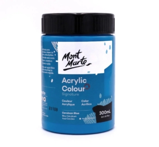 Acrylic Colour Paint Signature 300ml cerulean blue 1