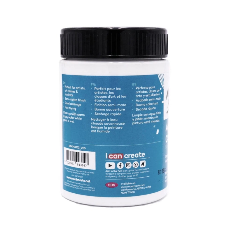 Home 75 Acrylic Colour Paint Signature 300ml chinese white 1