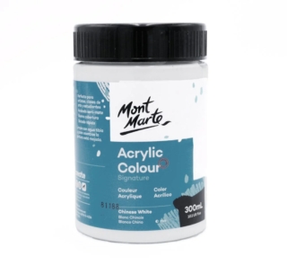 Acrylic Colour Paint Signature 300ml chinese white 2