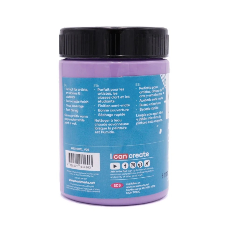 Home 77 Acrylic Colour Paint Signature 300ml light purple 1