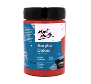 Acrylic Colour Paint Signature 300ml vermillion 1