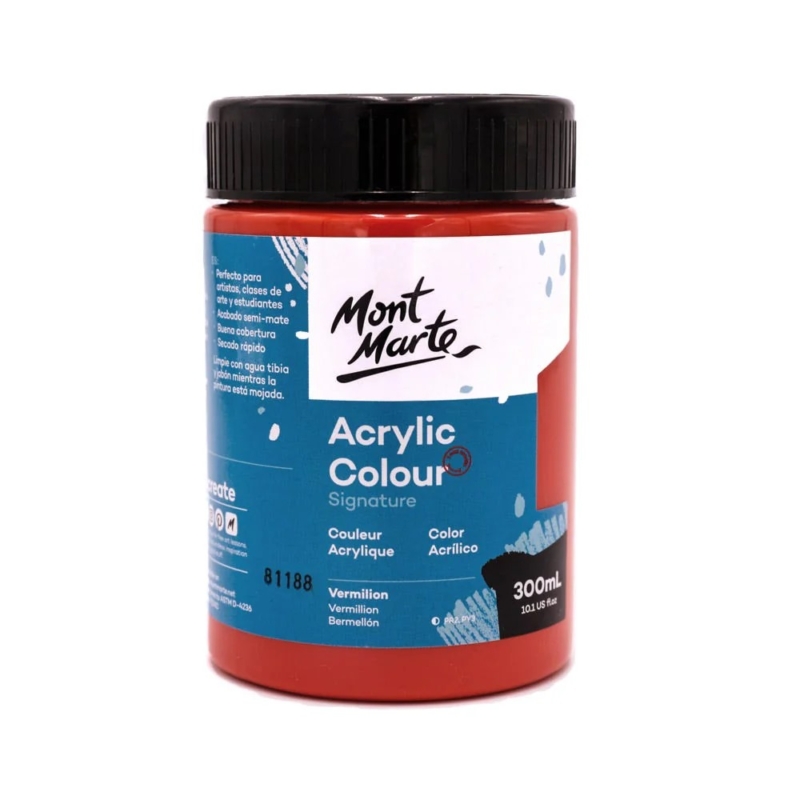 Acrylic Colour Paint Signature 300ml vermillion 1