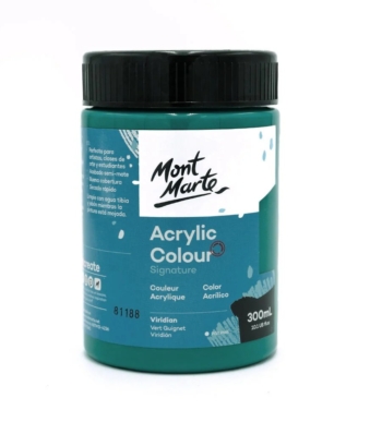 Acrylic Colour Paint Signature 300ml viridian 1