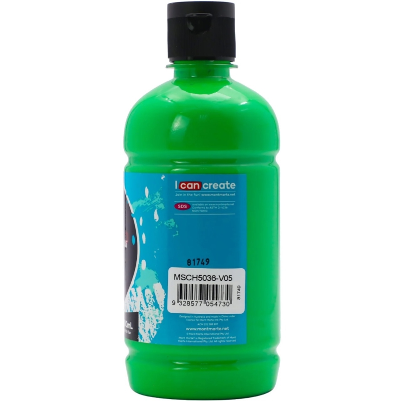 Acrylic Colour Paint Signature 500ml Monastral Green 2