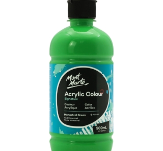 Acrylic Colour Paint Signature 500ml Monastral Green