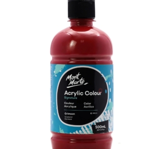 Acrylic Colour Signature 500ml Crimson 1