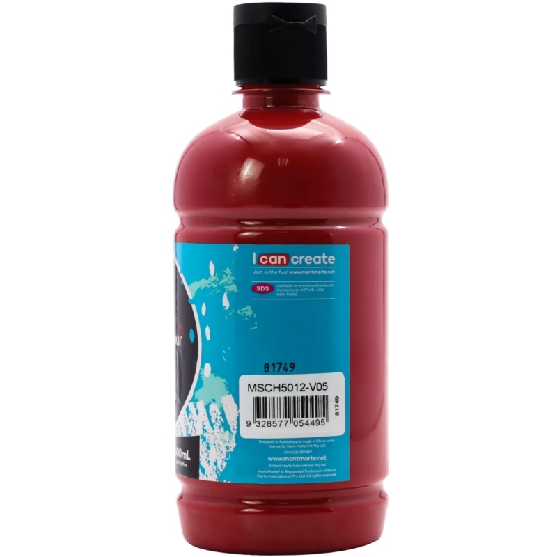 Acrylic Colour Signature 500ml Crimson 2