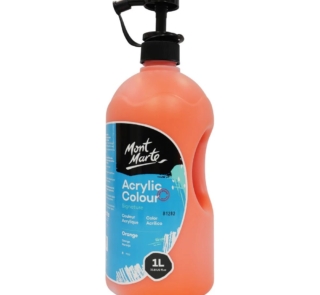 Acrylic Paint 1 litre Orange 1