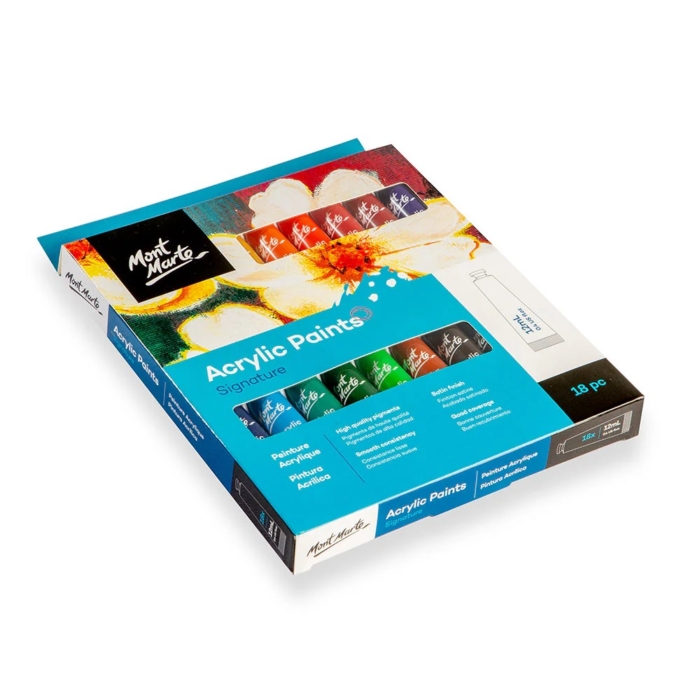 Acrylic Paints Signature 18pc x 12ml - Image 1