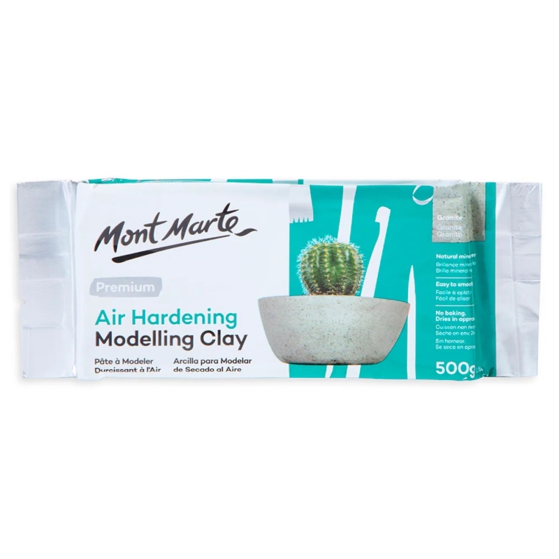 Air Hardening Modelling Clay Premium 500g Granite 1