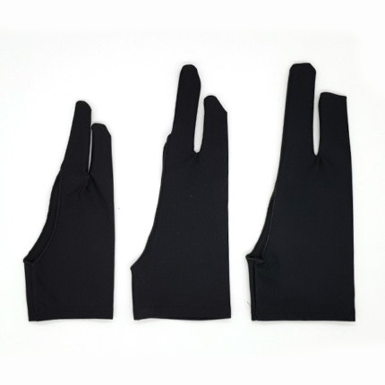 two fingers artist glove