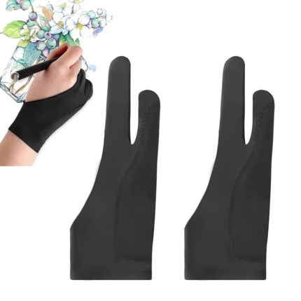 artist drawing gloves