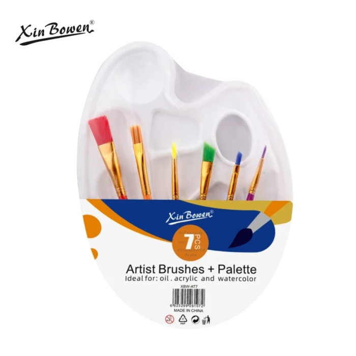 Artist Brush with pallet Tray COMBO - G-AP02 - Image 1