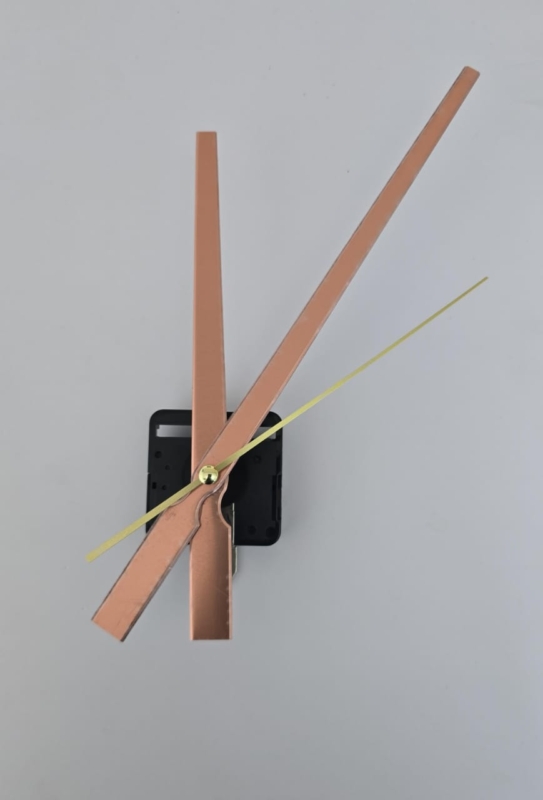 Clock mechanism with Long handles Bronze 1081 1