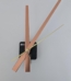 Clock mechanism with Long handles Bronze 1081 1