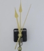 Clock mechanism with Long handles Gold 1153 1