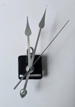 Clock Mechanism with Long Hands -Silver #1153