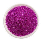 Coloured Crushed Stones 35g - Rose Red