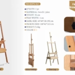 Folding Drawer Easel Stand KPS-X2