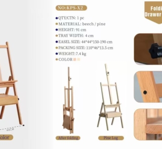 EASEL Stand KPS X2 Folding Drawer easel stand