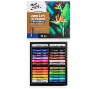 Extra Soft Oil Pastels Vibrant Hues Premium 26pc 2