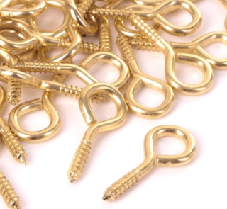 Eye screw Gold 1