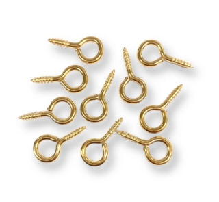 Eye screw Gold 2