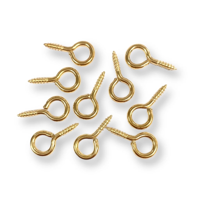 Eye screw Gold 2