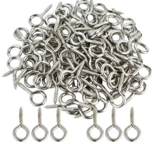 Eye screw silver 1