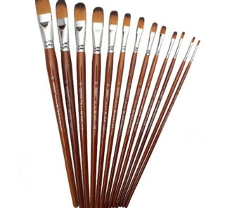 FILBERT W12 Paint Brush Set 12pcs 1