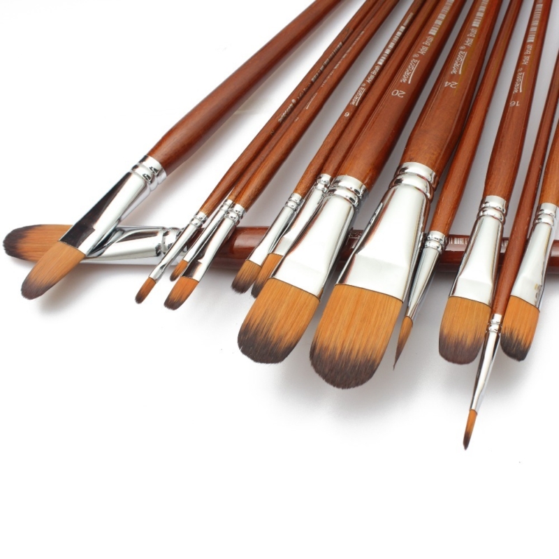 FILBERT W12 Paint Brush Set 12pcs 2