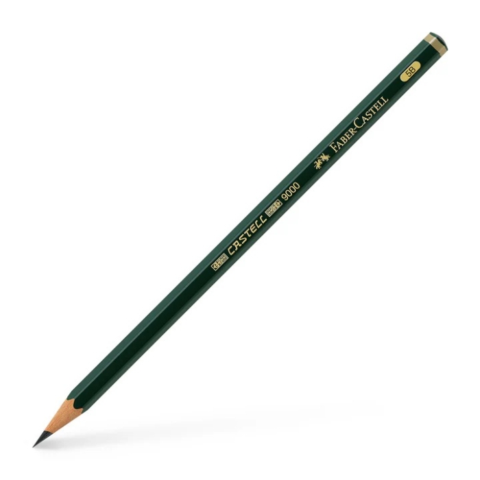 Faber Castell 9000 graphite pencil- 5B - Image 1