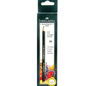 Faber Castell 9000 graphite pencils 12pcs 2B