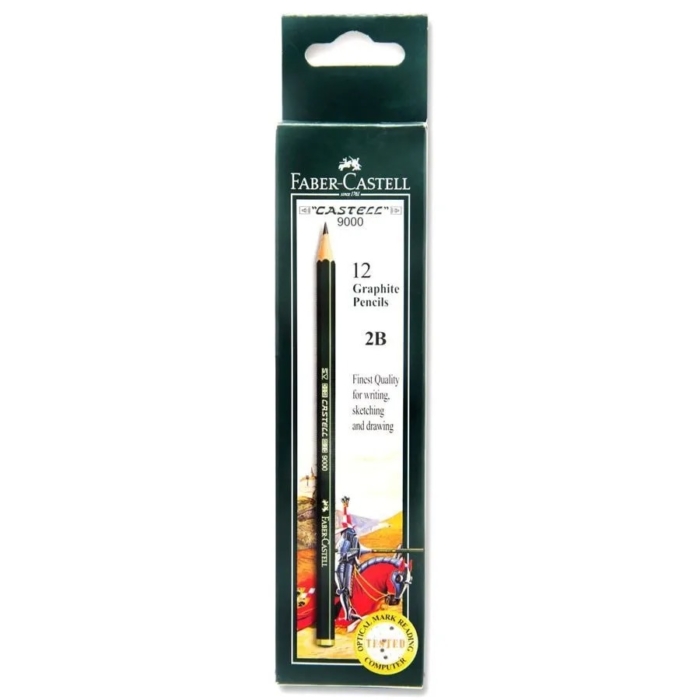 Faber Castel Graphite Pencil 9000 12pcs – 2B - Image 1