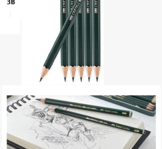 Faber Castell 9000 graphite pencils 12pcs 3B