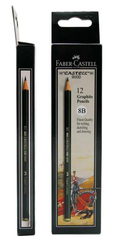 Faber Castell 9000 graphite pencils 12pcs 8B
