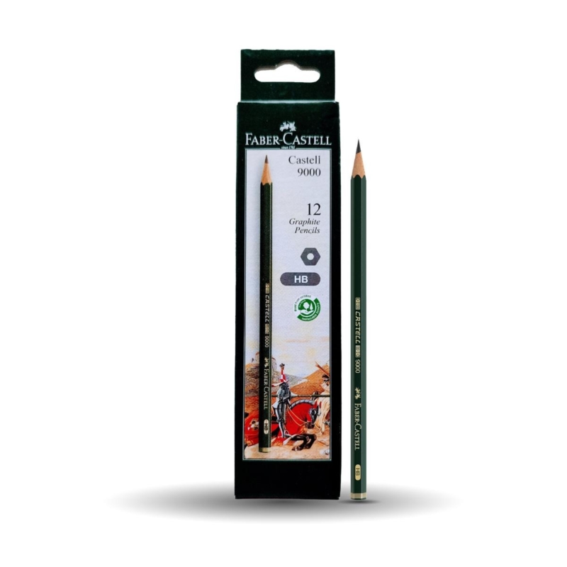Faber Castell 9000 graphite pencils 12pcs HB