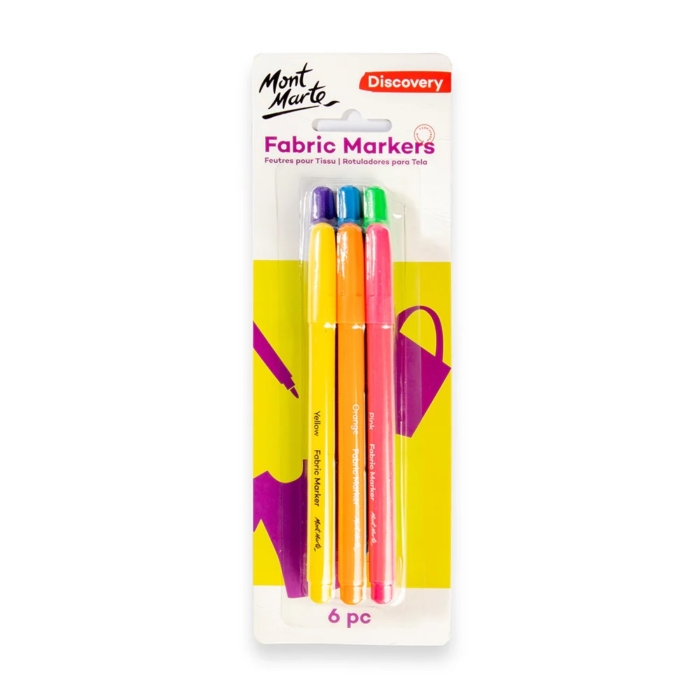 Fabric Markers Discovery 6pc - Image 1