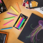 Fluoro Acrylic Paint Pens Fine Tip Signature 6pc - Image 2