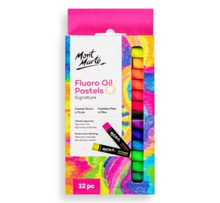 Fluoro Oil Pastels Signature 12pc 1