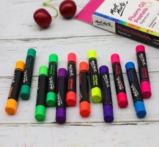 Fluoro Oil Pastels Signature 12pc 2