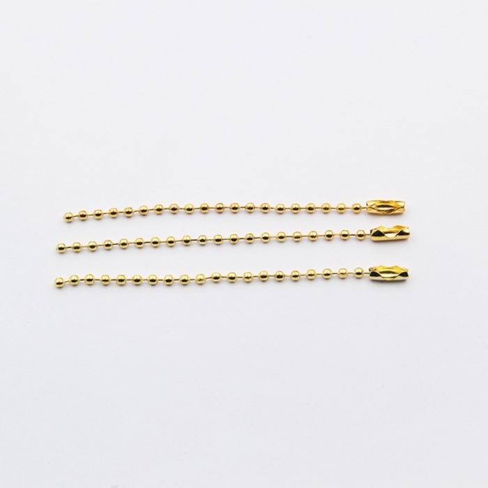 Frame Mold Gold Ball Bead Chain - XC6285-1 - 10pcs per pack - Image 1