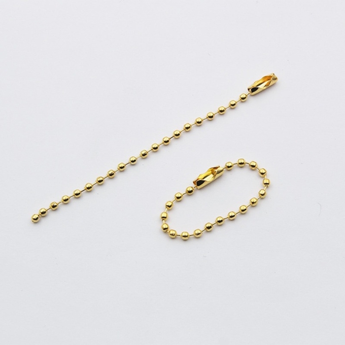 Frame Mold Gold Ball Bead Chain - XC6285-1 - 10pcs per pack - Image 2