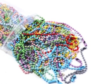 Frame Mold Plastic Coloured Ball Bead Chain XC6285 1 10pcs per pack 2