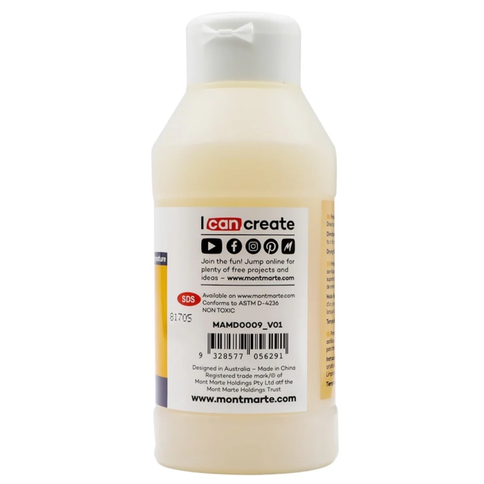 Mont Marte Gloss Finishing Acrylic Varnish 250ml - Image 2